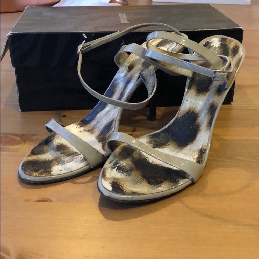 Roberto Cavalli strappy Stilletos sz 40